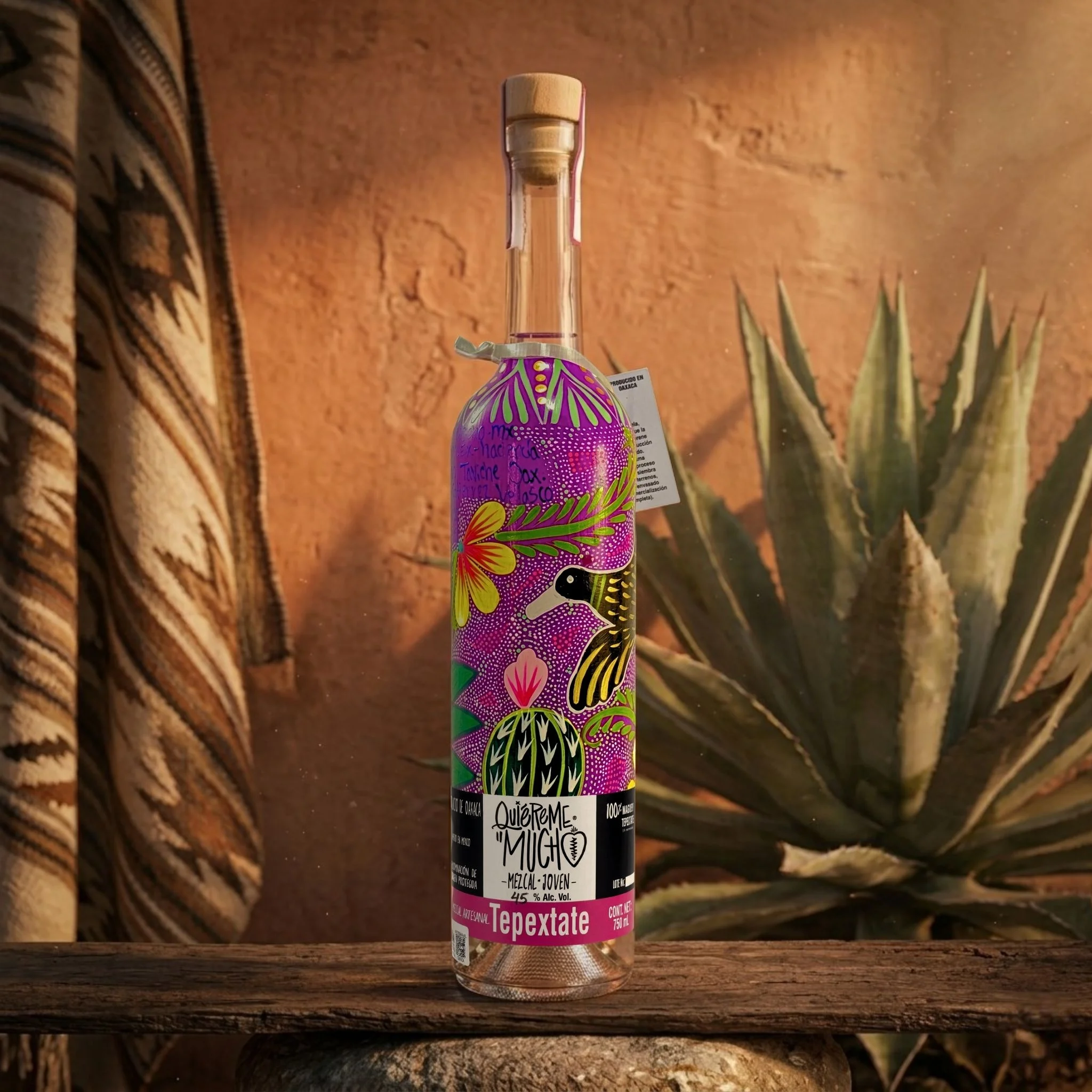 Mezcal Quiéreme Mucho Tepextate 750 - Image 2