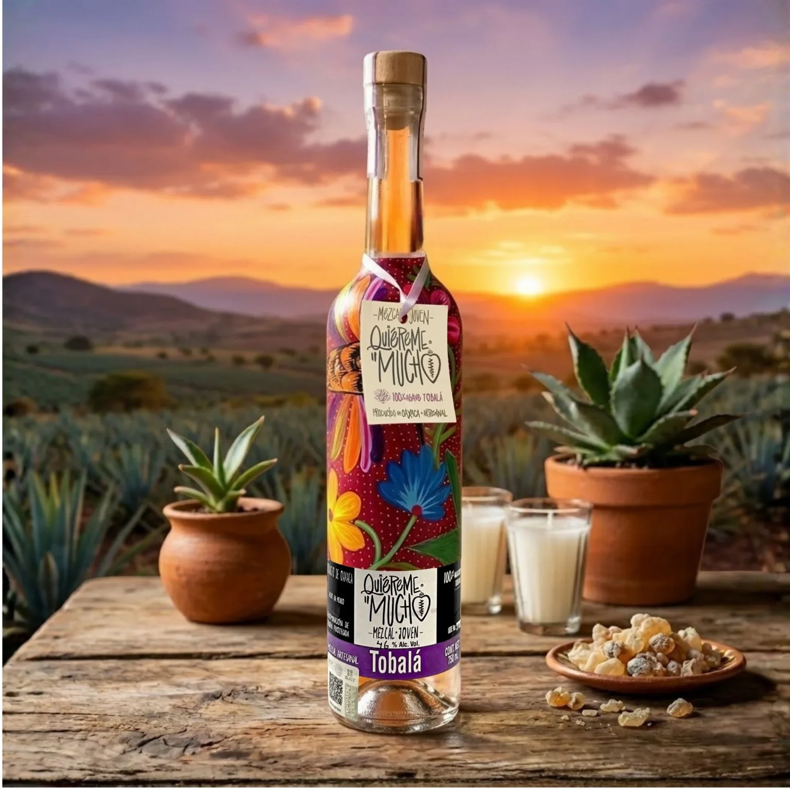 121 Mezcal Artesanal Quiéreme Mucho Tobalá 750 ml 46° 0