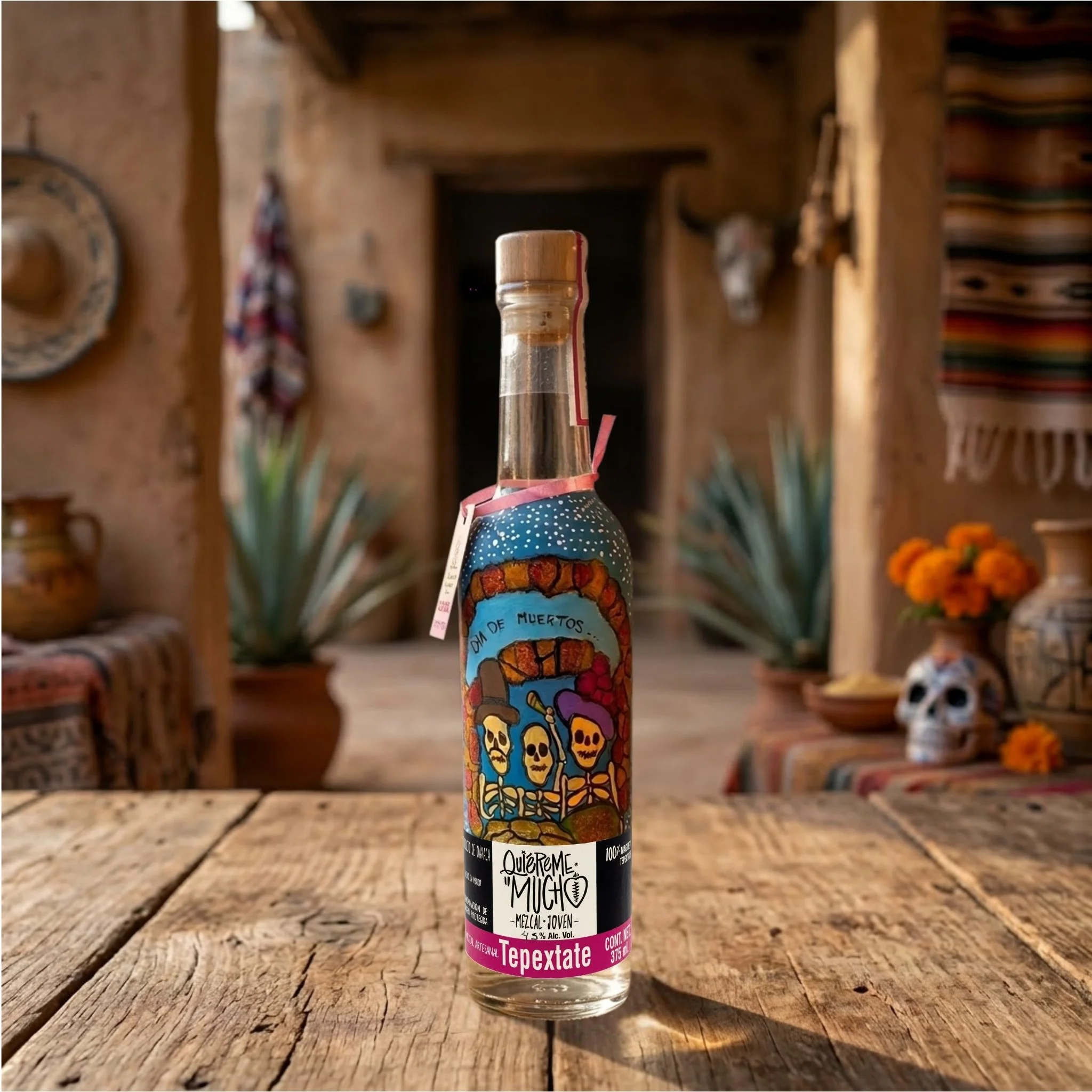 Mezcal Quiéreme Mucho Tepextate 375 - Image 2