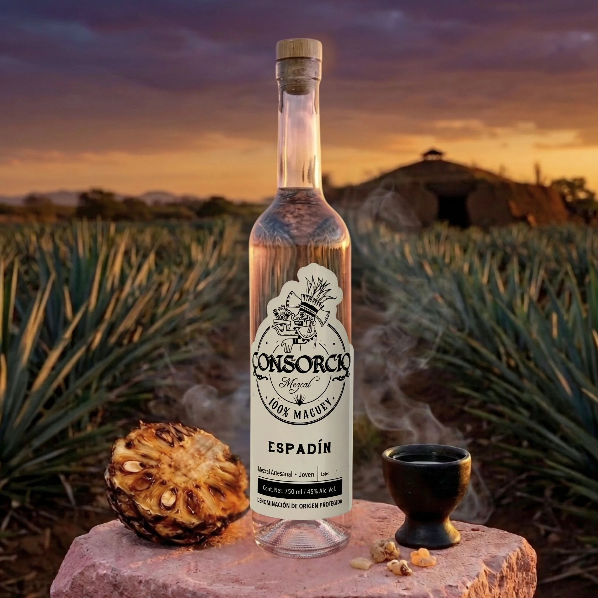 Mezcal Artesanal Consorcio Espadín 750 - Image 2