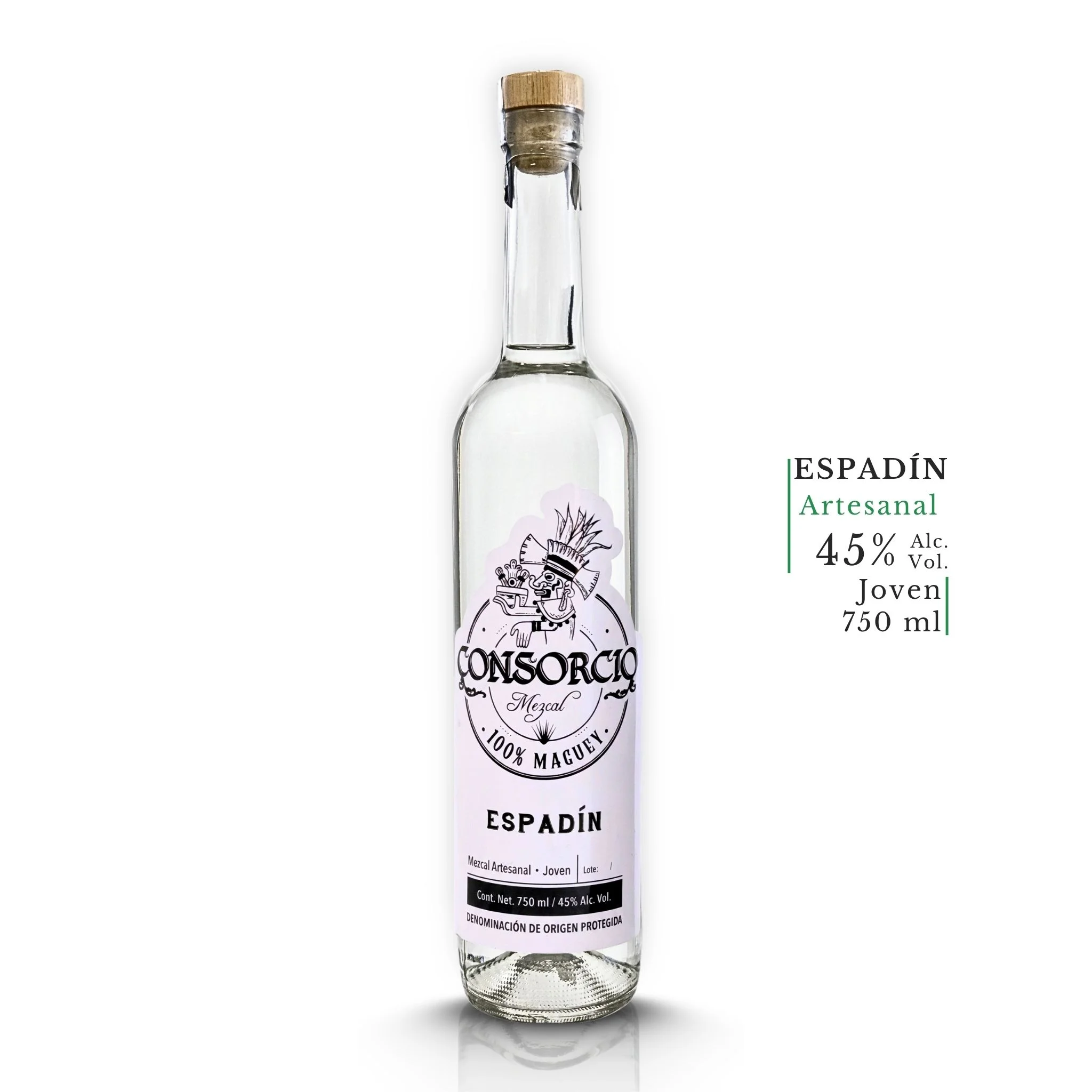 Mezcal Artesanal Consorcio Espadín 750