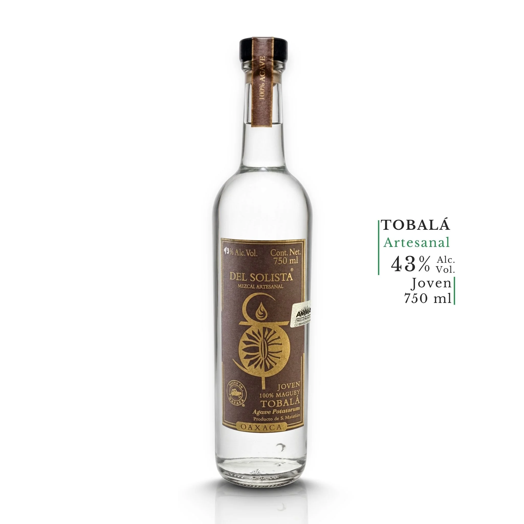 Mezcal Artesanal Del Solista Tobalá