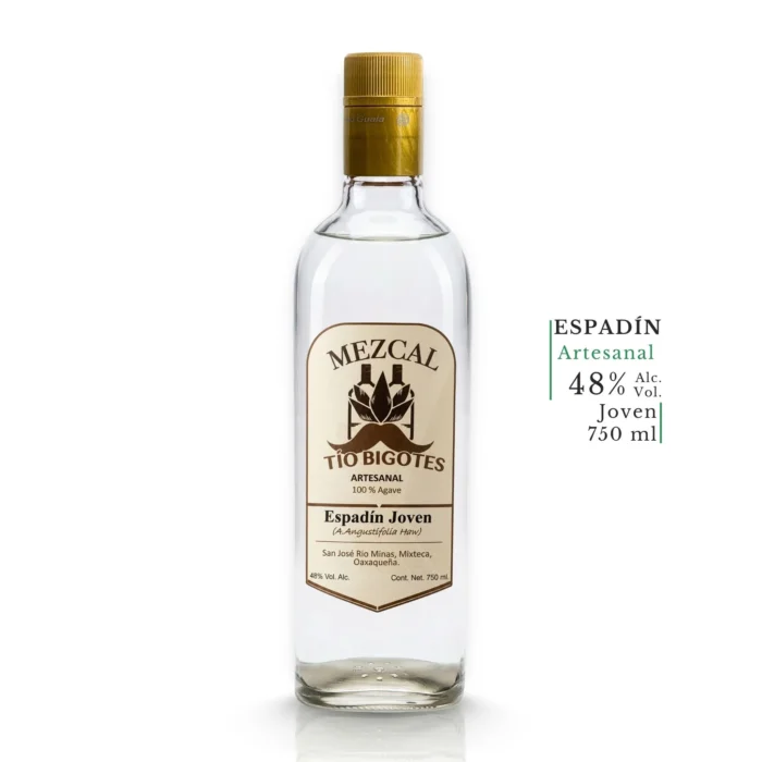Mezcal Artesanal Tío Bigotes Espadín 750