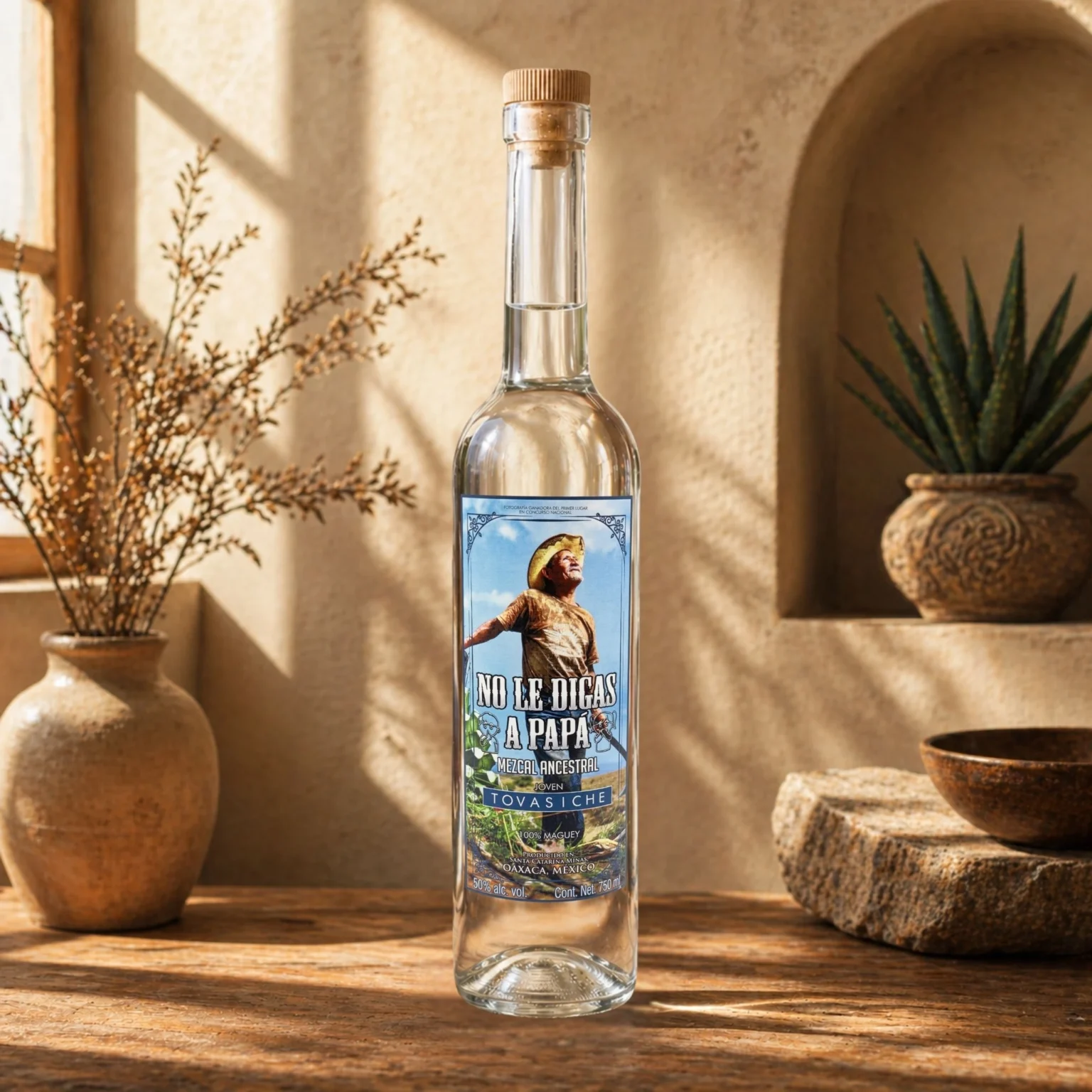 Mezcal Ancestral No Le Digas a Papá Tovasiche 750 ml 50° 0